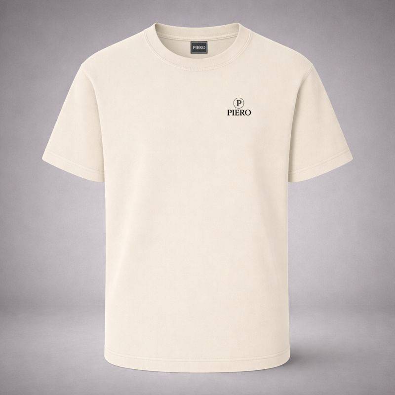 “Volcano Ecru Tee” / PIERO – FORCE WITHIN