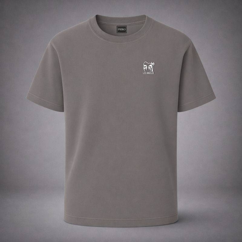 “LA Drop Grey Tee” / PIERO – COAST VISION