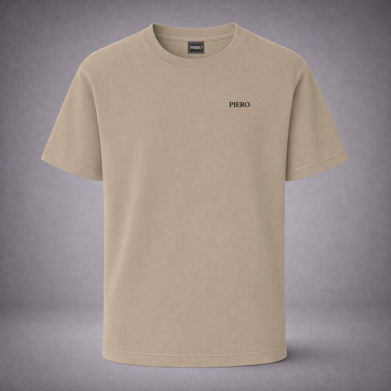 “Signature Mask Khaki Tee” / PIERO – BL ICON IN MOTION