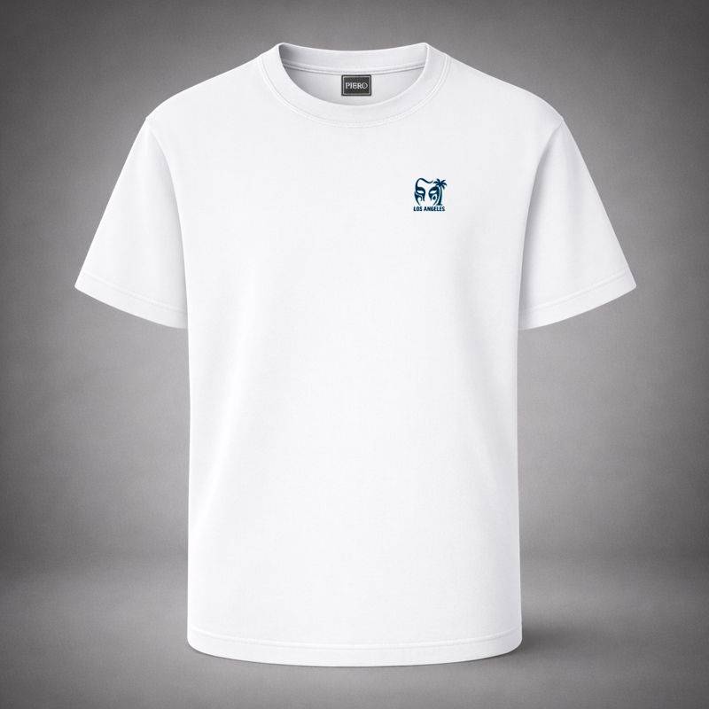 “LA Faded White Tee” / PIERO – CALM PRESENCE