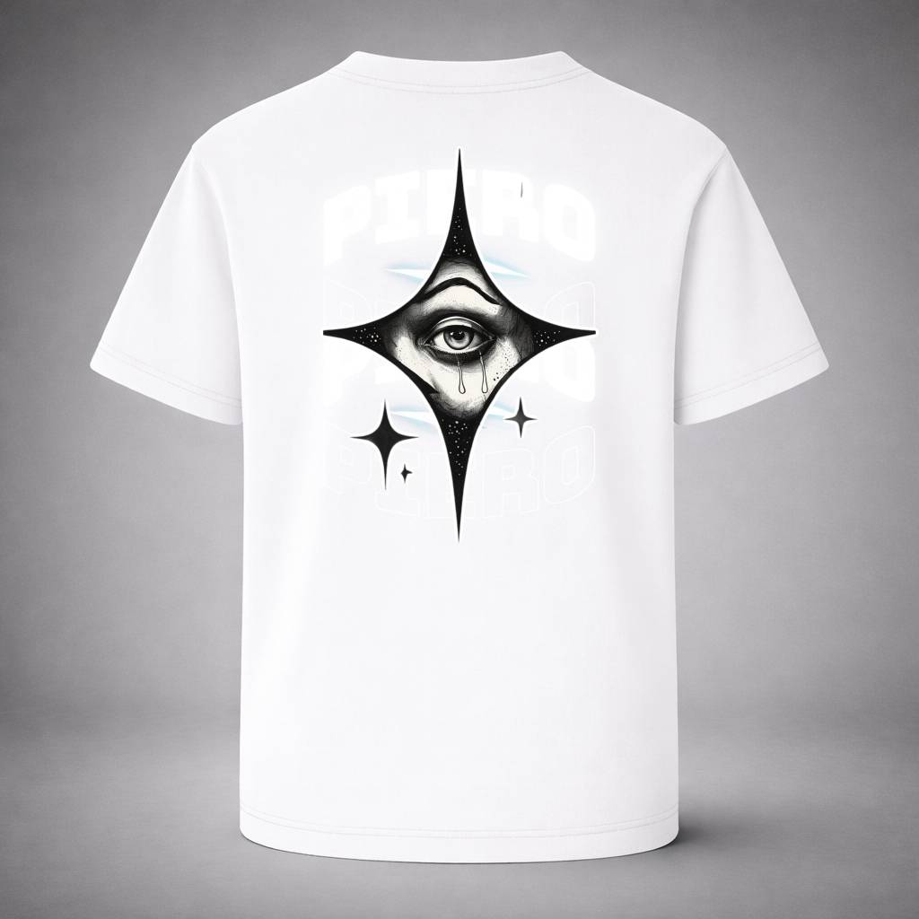 “The Eye Drop White Tee” / PIERO – LOOK DEEPER
