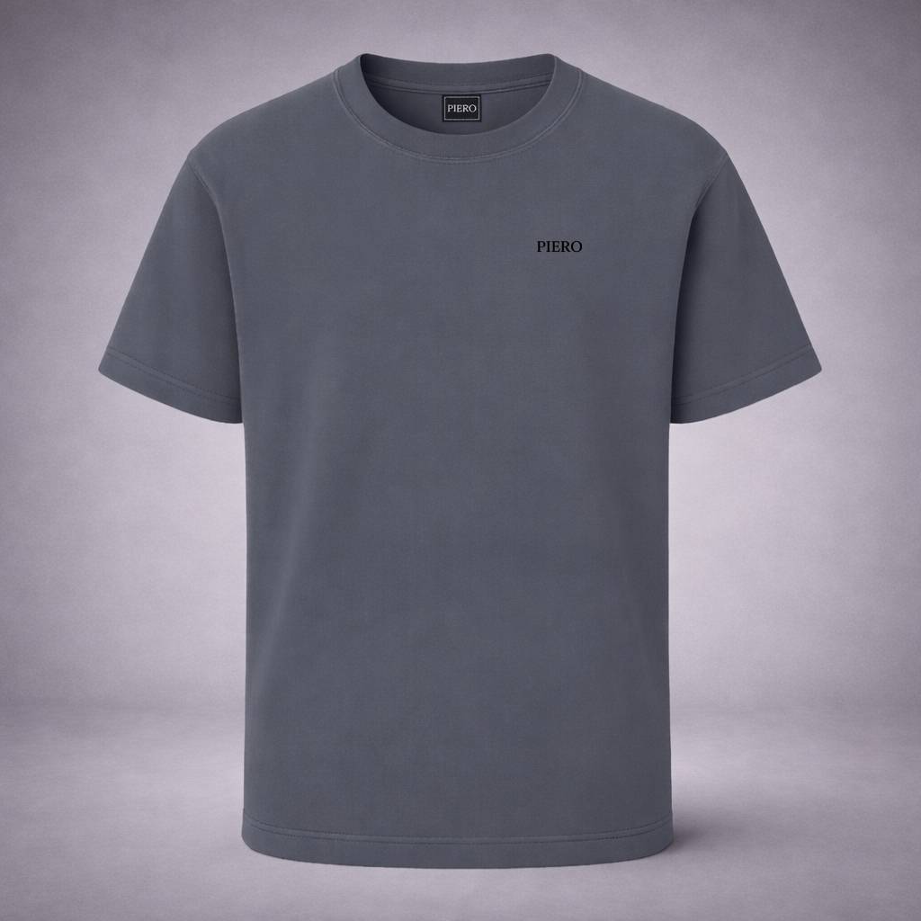 “Signature Mask Indigo Tee” / PIERO – BL ICON IN MOTION