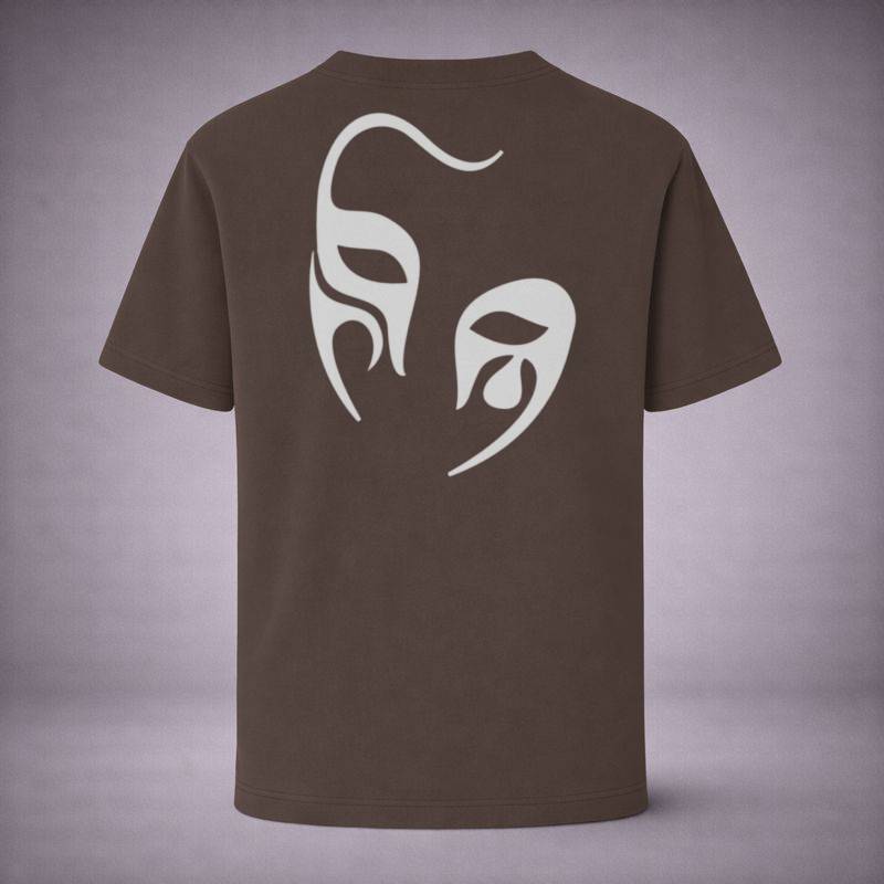“Signature Mask Brown Tee” / PIERO – ICON IN MOTION