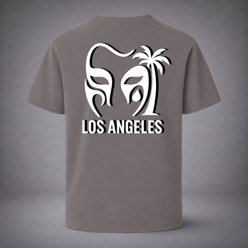 “LA Drop Grey Tee” / PIERO – COAST VISION