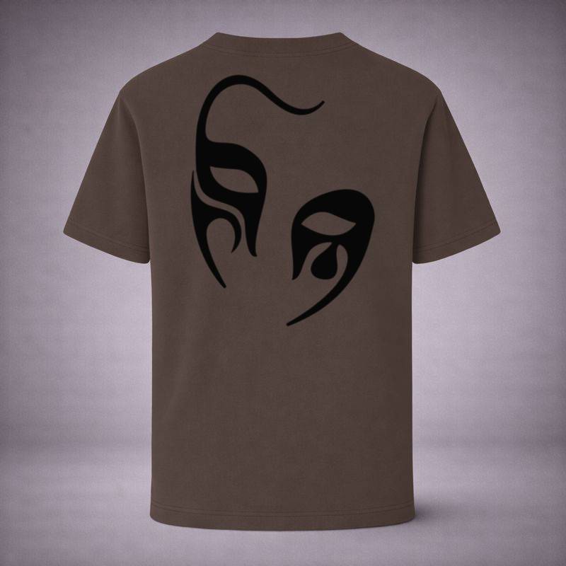 “Signature Mask Brown Tee” / PIERO – BL ICON IN MOTION