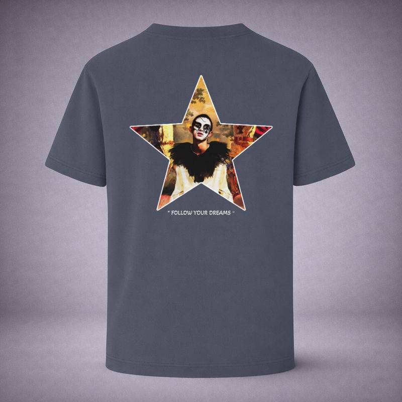 “Starbound Indigo Tee” / PIERO – FOLLOW YOUR DREAMS