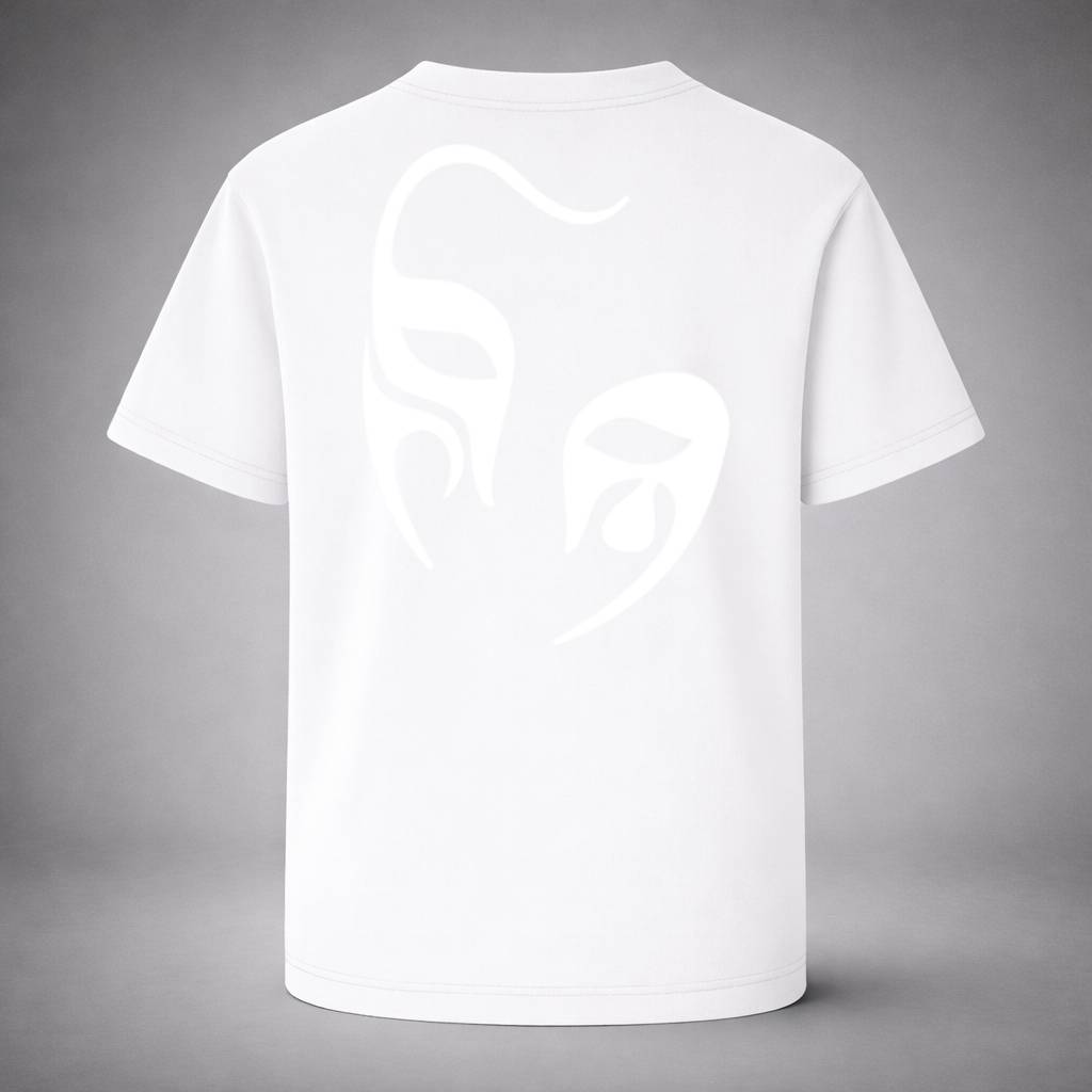 “Signature Mask White Tee” / PIERO – ICON IN MOTION