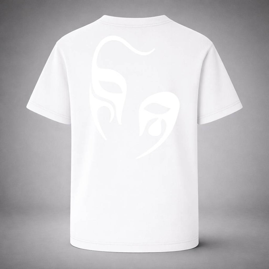 “Signature Mask White Tee” / PIERO – ICON IN MOTION