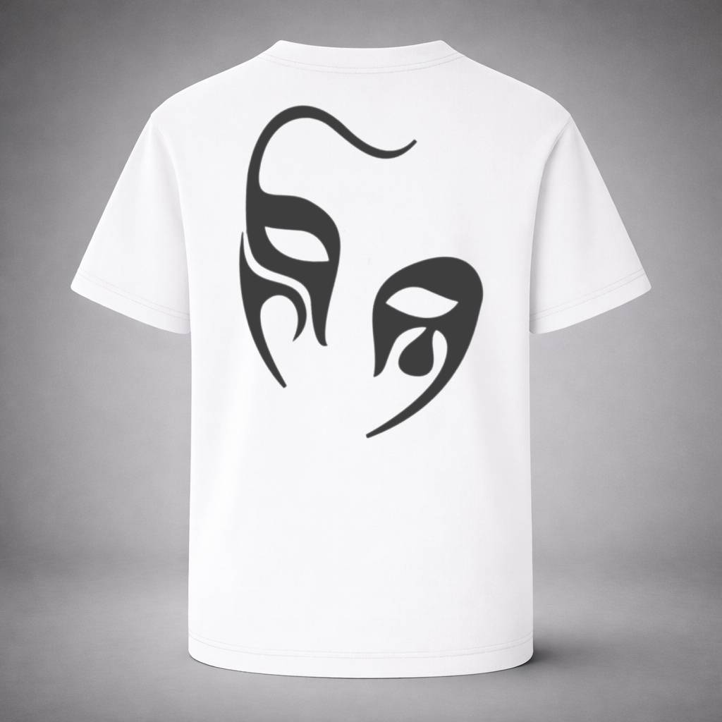 “Signature Mask White Tee” / PIERO – BL ICON IN MOTION