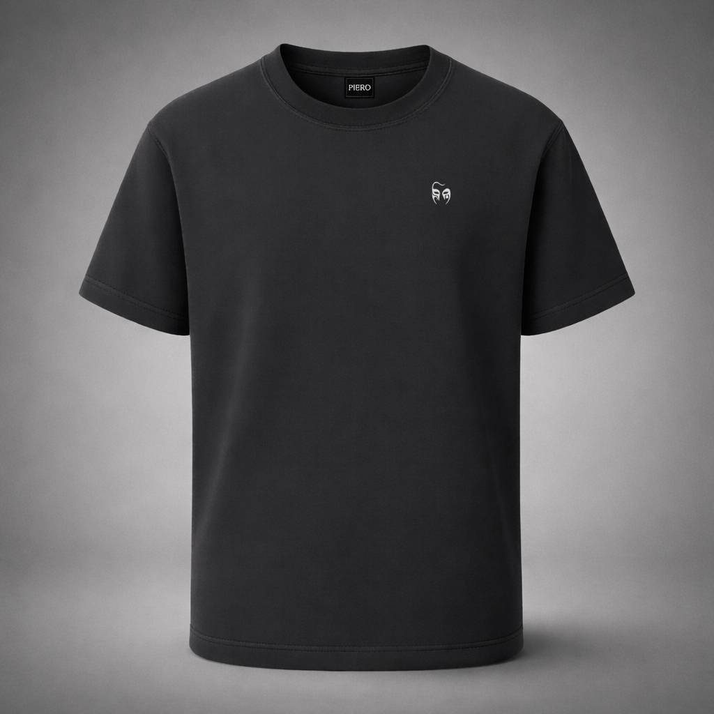 “Crazy Clown Black Tee” / PIERO – CHAOS IN COLOR