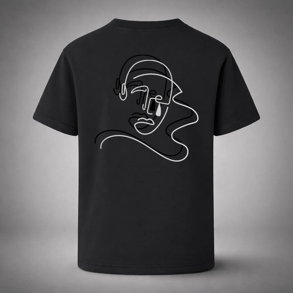 "One Line Black Tee" / PIERO – EMOTIONS IN FREQUENCY