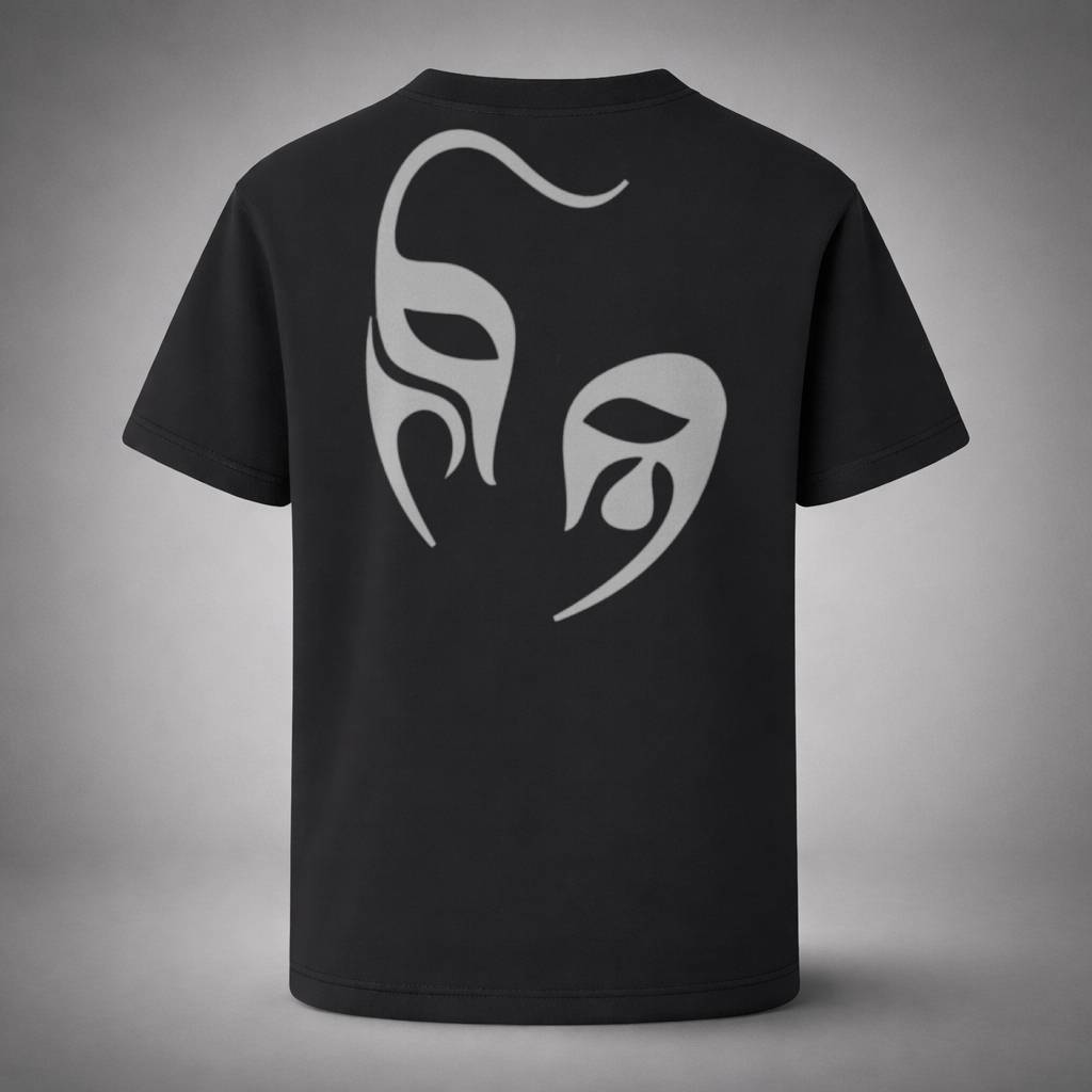“Signature Mask Black Tee” / PIERO – ICON IN MOTION