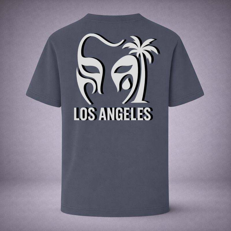 “LA Drop Indigo Tee” / PIERO – COAST VISION