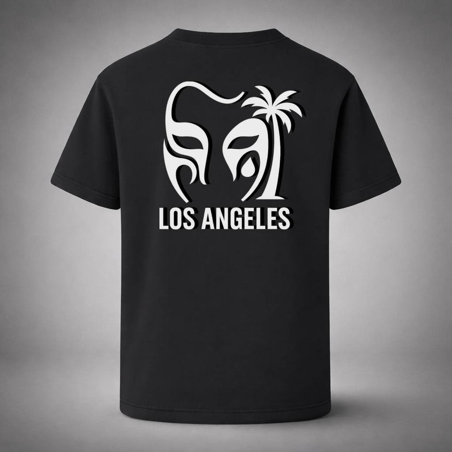 “LA Drop Black Tee” / PIERO – COAST VISION