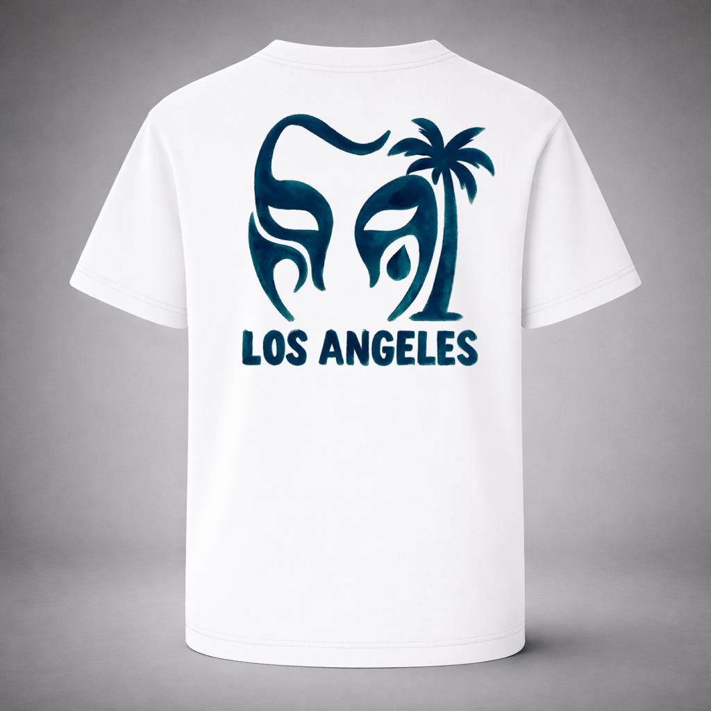 “LA Faded White Tee” / PIERO – CALM PRESENCE