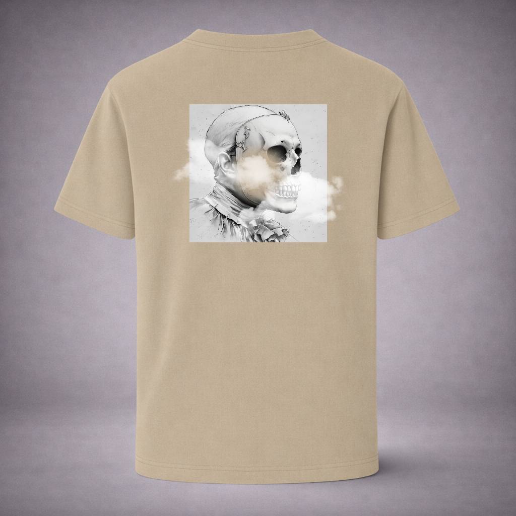 “Clouded Skull Khaki Tee” / PIERO – BEAUTY IN STILLNESS