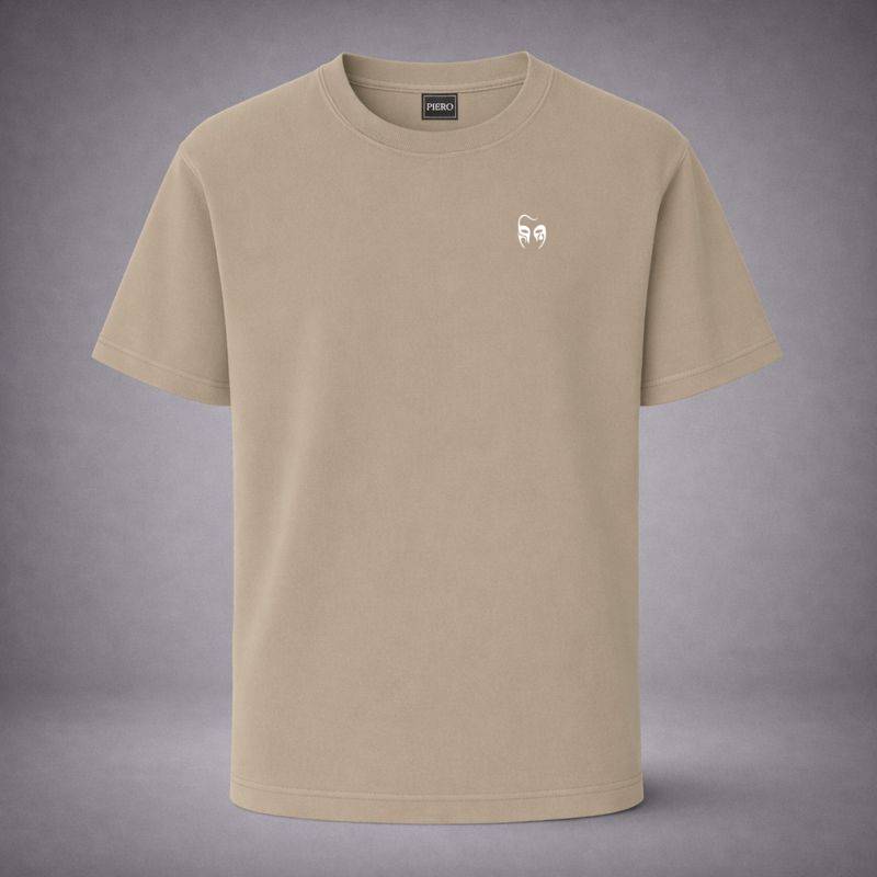 “Vision Mask Khaki Tee” / PIERO – IDENTITY