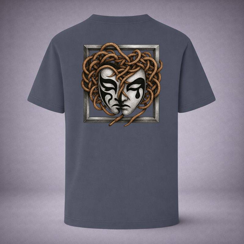 “Medusa Frame Indigo Tee” / PIERO – POWER IN SILENCE
