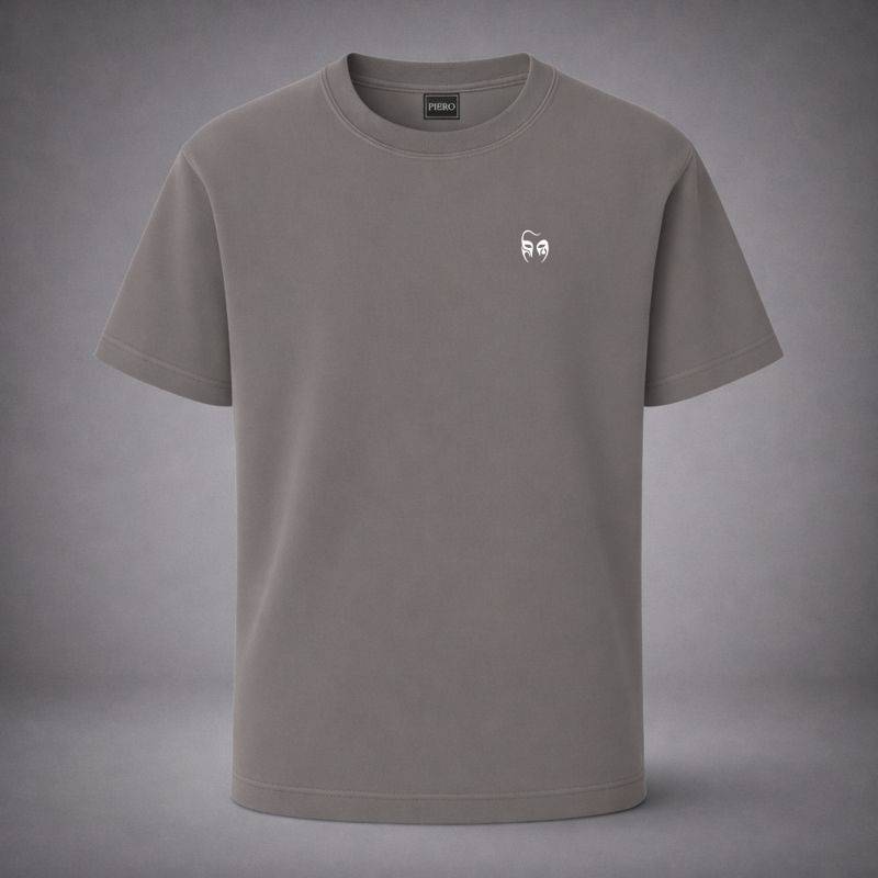 “Vision Mask Grey Tee” / PIERO – IDENTITY