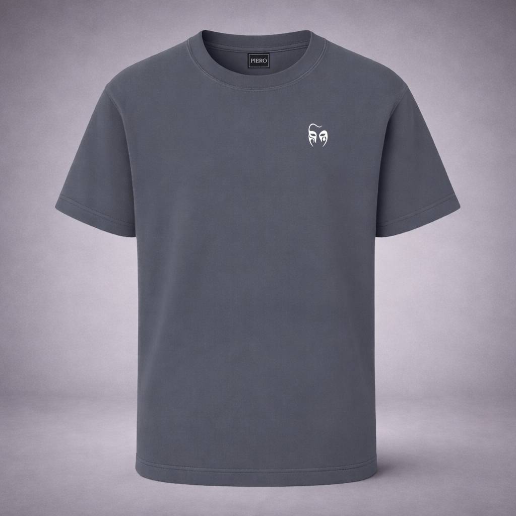 “Vision Mask Indigo Tee” / PIERO – IDENTITY
