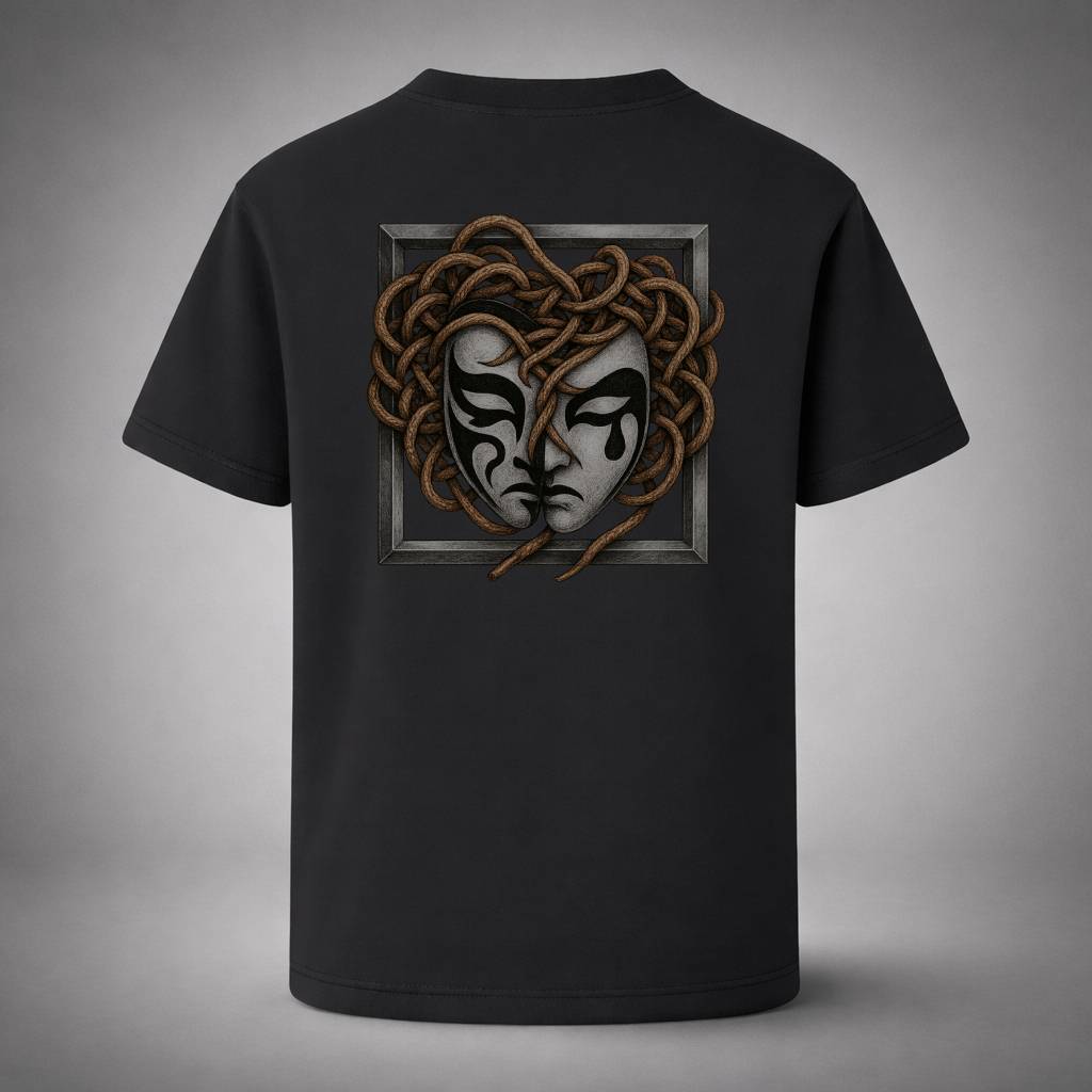 “Medusa Frame Black Tee” / PIERO – POWER IN SILENCE