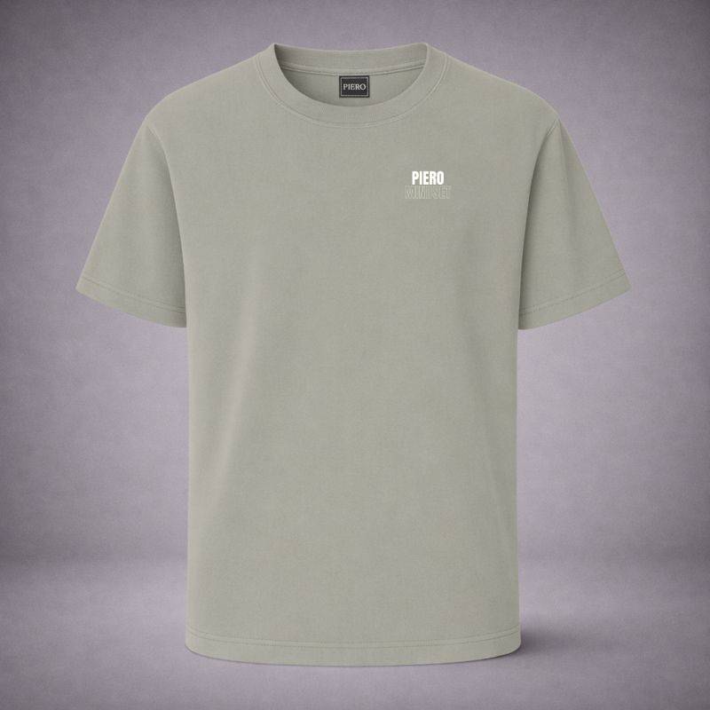 “Mindset Bold Eucalyptus Tee” / PIERO – NOTHING LOUDER THAN FOCUS