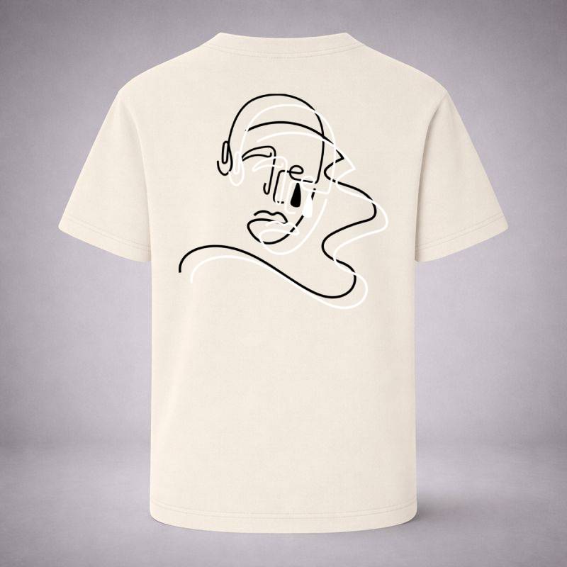 "One Line Ecru Tee" / PIERO – EMOTIONS IN FREQUENCY