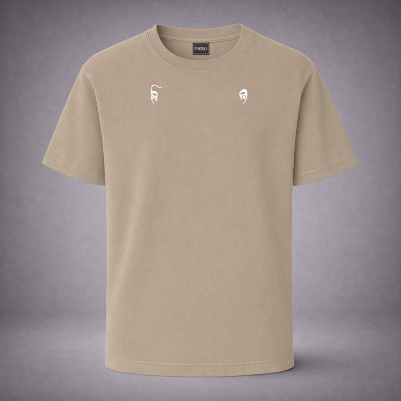 “Twin Mask Khaki Tee” / PIERO – BALANCE & DUALITY