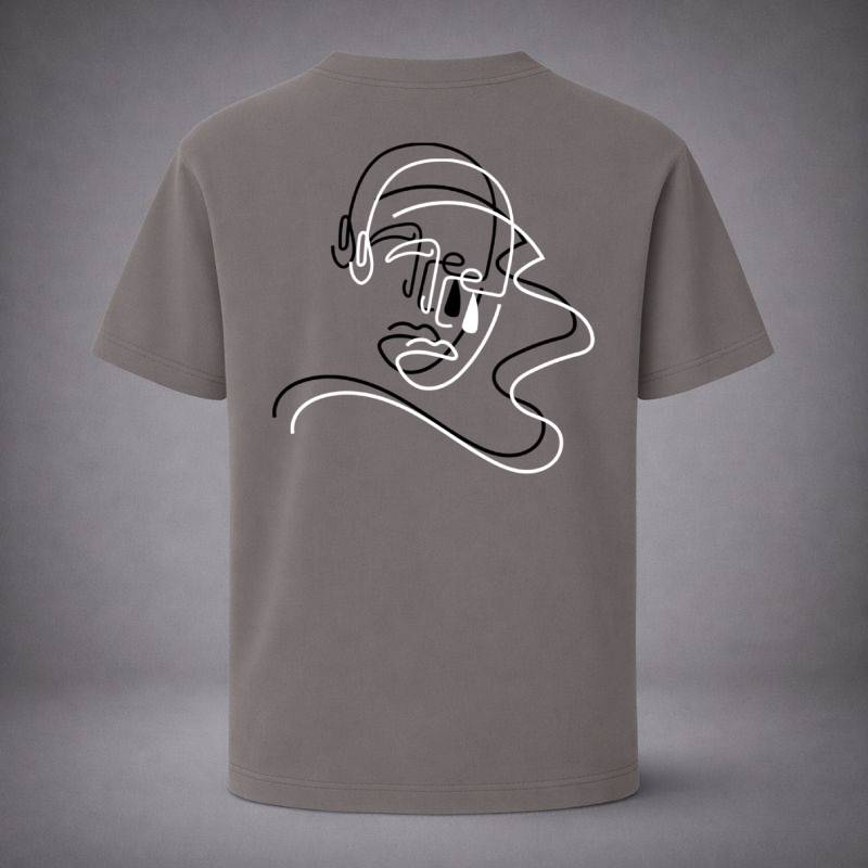 "One Line Grey Tee" / PIERO – EMOTIONS IN FREQUENCY