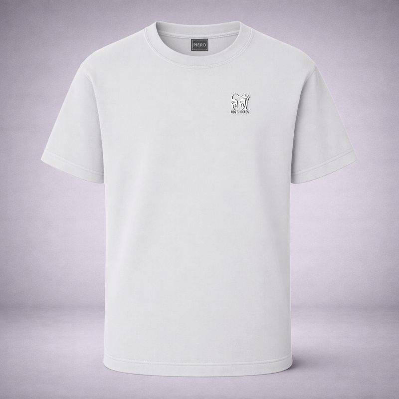 “LA Drop Bone Tee” / PIERO – COAST VISION
