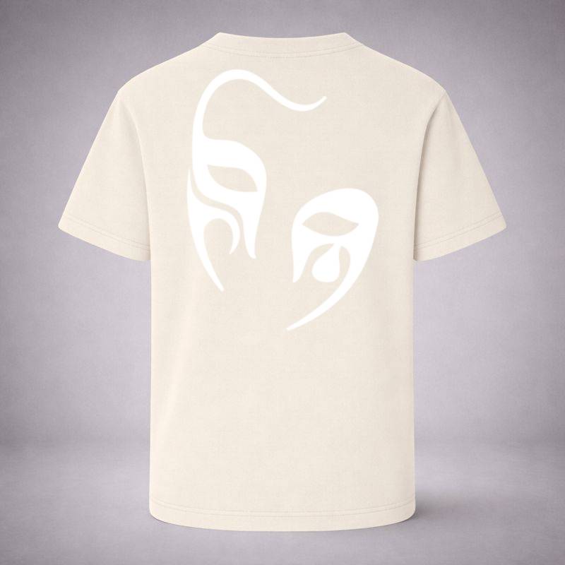 “Signature Mask Ecru Tee” / PIERO – ICON IN MOTION