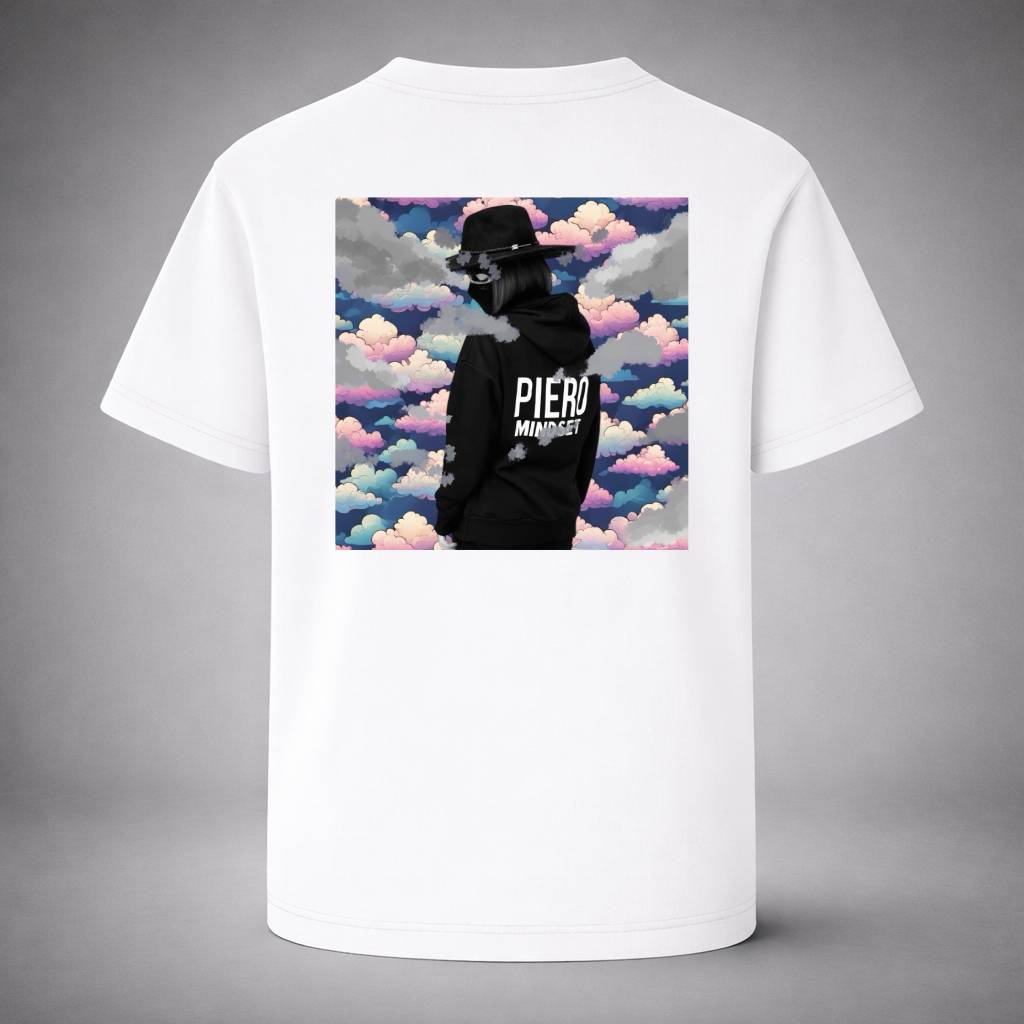 “ANIME MINDSET White Tee” / DREAM IN FOCUS